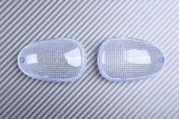 Paire de caches clignotants avant APRILIA / TRIUMPH / MOTO GUZZI / PIAGGIO