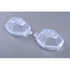 Pair of Front Turn Signals Lenses SUZUKI BANDIT 600 1200 2000 - 2005 / SV650 1000 2003 - 2012 / GSXR 600 750 1000 2000 - 2003