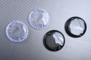 Paire de caches clignotants avant nombreux customs YAMAHA