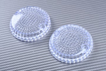 Pair of Front Turn Signals Lenses for many customs YAMAHA Pair of Front Turn Signals Lenses for many customs YAMAHA