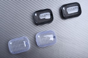 Paire de caches clignotants avant HONDA SH 50 100 / MALAGUTI CR1 / MZ 125 RT SUPERMOTO 660