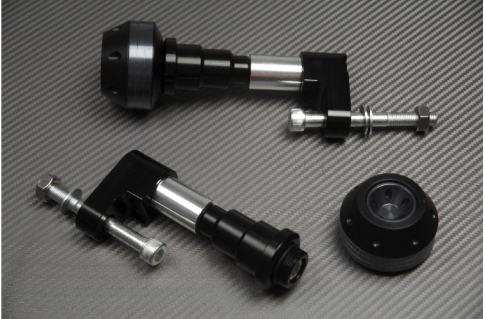 Pair of Frame Sliders / Crash Pads for KAWASAKI Z750 & Z-750 R Pair of Frame Sliders / Crash Pads for KAWASAKI Z750 & Z-750 R