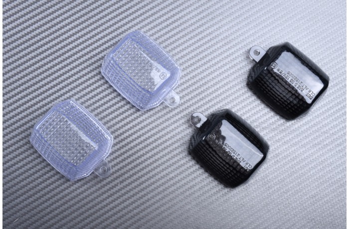 Paire de caches clignotants arrière KAWASAKI ZX6R ZX7R ZX9R 1994 - 2002 / ZXR 400 750 / ZZR 250