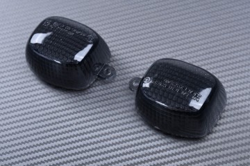Paire de caches clignotants arrière KAWASAKI Z750 / Z1000 / ZX6R / ZX9R / ZX12R 1998 - 2006 Paire de caches clignotants arrière KAWASAKI Z750 / Z1000 / ZX6R / ZX9R / ZX12R 1998 - 2006