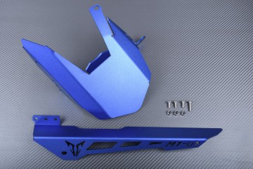 Garde Boue arrière avec Guide Chaîne Aluminium YAMAHA MT07 / TRACER / XSR 700 2014 - 2021
