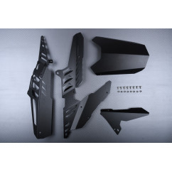 Garde Boue arrière avec Guide Chaîne Aluminium YAMAHA YZF R3 R25 / MT03 MT250 2013 - 2021