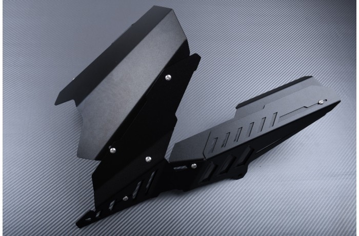 Guardabarros trasero con Cubre Cadena de aluminio YAMAHA YZF R3 R25 / MT03 MT250 2013 - 2021 Guardabarros trasero con Cubre Cadena de aluminio YAMAHA YZF R3 R25 / MT03 MT250 2013 - 2021