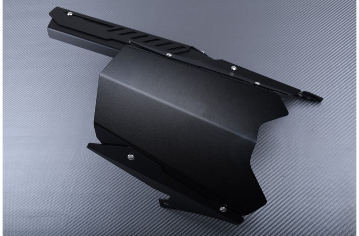 Guardabarros trasero con Cubre Cadena de aluminio YAMAHA YZF R3 R25 / MT03 MT250 2013 - 2021 Guardabarros trasero con Cubre Cadena de aluminio YAMAHA YZF R3 R25 / MT03 MT250 2013 - 2021