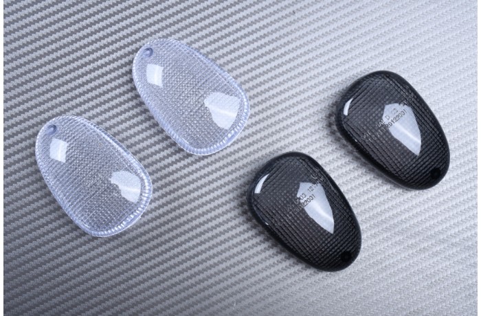 Pair of Rear Turn Signals Lenses APRILIA / TRIUMPH / GILERA / MOTO GUZZI