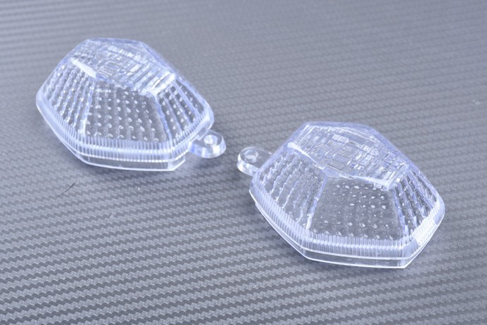 Paire de caches clignotants arrière SUZUKI BANDIT 600 1200 / SV 650 1000 2003+ / GSXR 600 750 1000 / VSTROM 650 1000 / DRZ 400