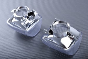 Pair of Rear Turn Signals Lenses HONDA CBR 900RR / VFR 400 750 / NTV 600 650 / CB 350 400 450 / XBR 500 / NR 750 Pair of Rear Turn Signals Lenses HONDA CBR 900RR / VFR 400 750 / NTV 600 650 / CB 350 400 450 / XBR 500 / NR 750