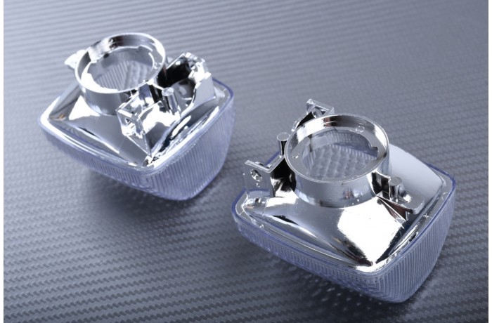 Pareja de cristales intermitentes traseros HONDA CBR 900RR / VFR 400 750 / NTV 600 650 / CB 350 400 450 / XBR 500 / NR 750 Pareja de cristales intermitentes traseros HONDA CBR 900RR / VFR 400 750 / NTV 600 650 / CB 350 400 450 / XBR 500 / NR 750