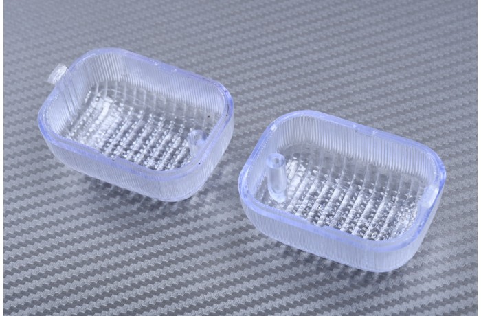 Paire de caches clignotants arrière HONDA SH 50 100 / MZ 125 RT SUPERMOTO 660 Paire de caches clignotants arrière HONDA SH 50 100 / MZ 125 RT SUPERMOTO 660