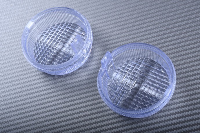 Pair of Front Turn Signals Lenses HONDA CB 1100 / SHADOW 125 600 750 1100 / VTX 1300 1800 / FURY