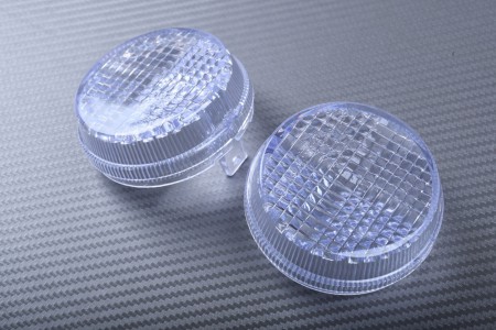Pair of Front Turn Signals Lenses HONDA CB 1100 / SHADOW 125 600 750 1100 / VTX 1300 1800 / FURY