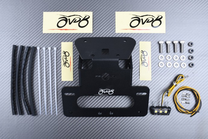 Specific License Plate Holder AVDB KAWASAKI NINJA 300 R / Z250 / Z300 2013 - 2018 Specific License Plate Holder AVDB KAWASAKI NINJA 300 R / Z250 / Z300 2013 - 2018