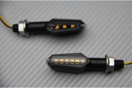Paire de clignotants LED Recto / Verso Universels