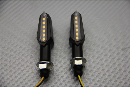 Paire de clignotants LED Recto / Verso Universels