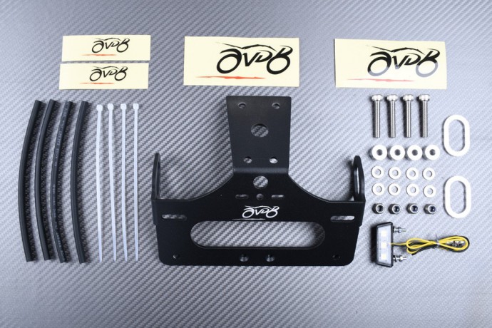 Spezifischer Kennzeichenhalter AVDB HONDA CBR 500 R / CB 500 F 2016 - 2024 Spezifischer Kennzeichenhalter AVDB HONDA CBR 500 R / CB 500 F 2016 - 2024