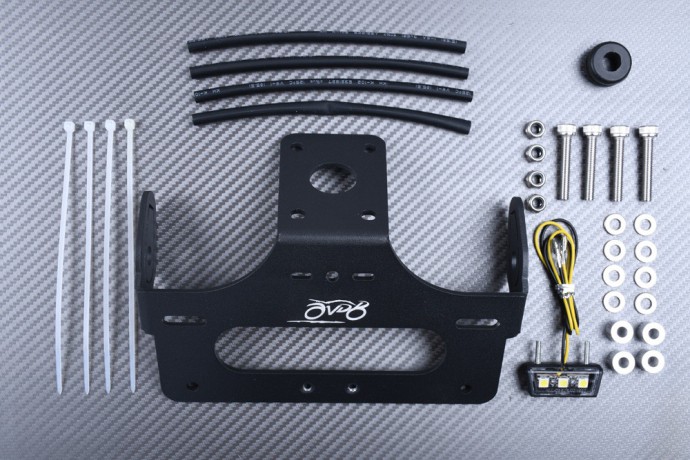 Support de plaque spécifique AVDB KAWASAKI Z1000 / Z1000R 2014 - 2021 Support de plaque spécifique AVDB KAWASAKI Z1000 / Z1000R 2014 - 2021