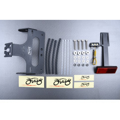 Specific License Plate Holder AVDB KAWASAKI ZX6R / ZX10R 2008 - 2018