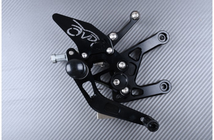 Estriberas Retrasadas AVDB YAMAHA MT10 / FZ10 2016 - 2024 Estriberas Retrasadas AVDB YAMAHA MT10 / FZ10 2016 - 2024