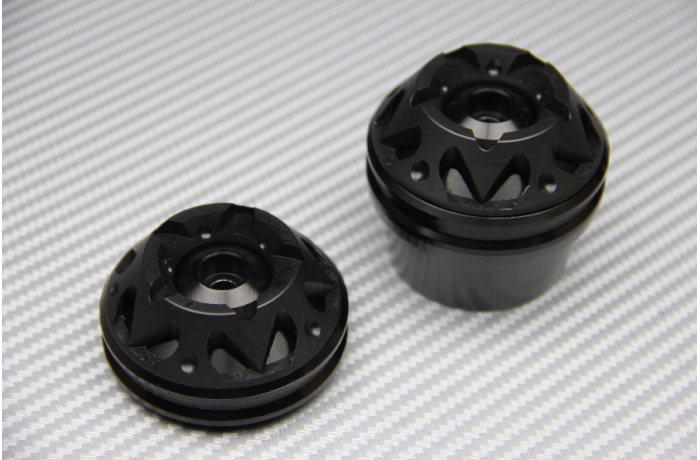 Front and Rear Protection Pads for Fork & Swingarm YAMAHA MT07 & XSR Front and Rear Protection Pads for Fork & Swingarm YAMAHA MT07 & XSR