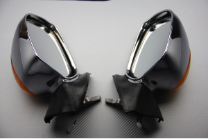 Pair of Aftermarket Rearview Mirrors with Integrated Turn Signals for HONDA GOLD WING / F6B 1800 Pair of Aftermarket Rearview Mirrors with Integrated Turn Signals for HONDA GOLD WING / F6B 1800