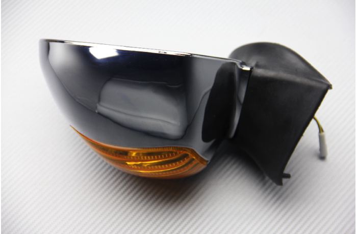 Pair of Aftermarket Rearview Mirrors with Integrated Turn Signals for HONDA GOLD WING / F6B 1800 Pair of Aftermarket Rearview Mirrors with Integrated Turn Signals for HONDA GOLD WING / F6B 1800