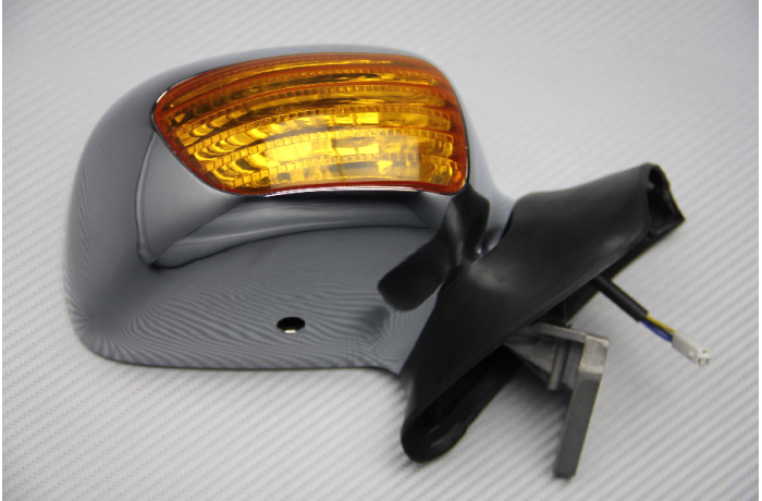 Pair of Aftermarket Rearview Mirrors with Integrated Turn Signals for HONDA GOLD WING / F6B 1800 Pair of Aftermarket Rearview Mirrors with Integrated Turn Signals for HONDA GOLD WING / F6B 1800