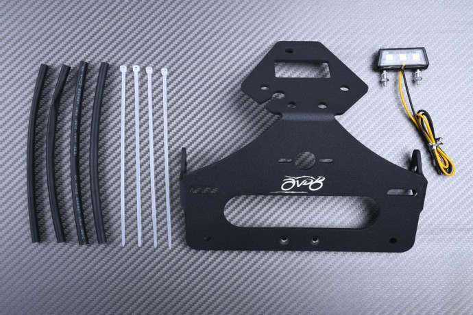 Support de plaque spécifique AVDB TRIUMPH DAYTONA / STREET TRIPLE / MOTO2 / 660 / 675 / 765 2013 - 2024 Support de plaque spécifique AVDB TRIUMPH DAYTONA / STREET TRIPLE / MOTO2 / 660 / 675 / 765 2013 - 2024