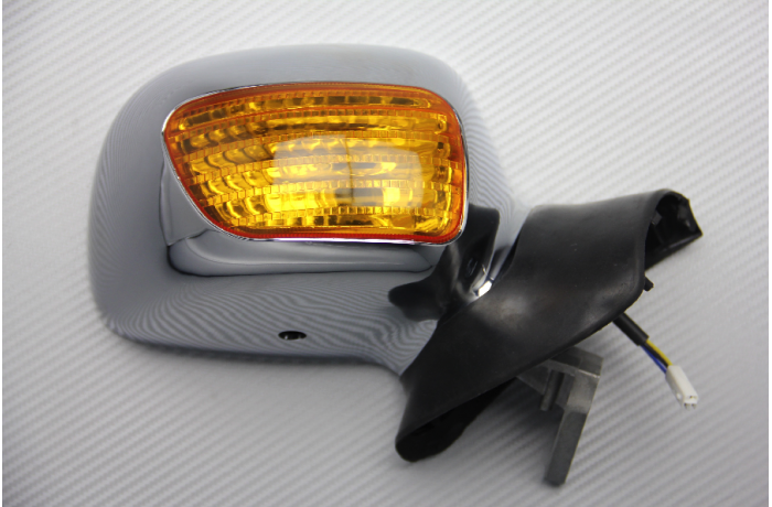 Pair of Aftermarket Rearview Mirrors with Integrated Turn Signals for HONDA GOLD WING / F6B 1800 Pair of Aftermarket Rearview Mirrors with Integrated Turn Signals for HONDA GOLD WING / F6B 1800