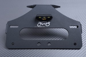 Porta-matrícula especifico AVDB TRIUMPH DAYTONA / STREET TRIPLE / MOTO2 / 660 / 675 / 765 2013 - 2024 Porta-matrícula especifico AVDB TRIUMPH DAYTONA / STREET TRIPLE / MOTO2 / 660 / 675 / 765 2013 - 2024