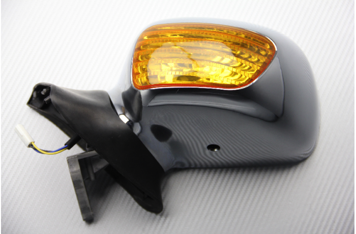 Pair of Aftermarket Rearview Mirrors with Integrated Turn Signals for HONDA GOLD WING / F6B 1800 Pair of Aftermarket Rearview Mirrors with Integrated Turn Signals for HONDA GOLD WING / F6B 1800