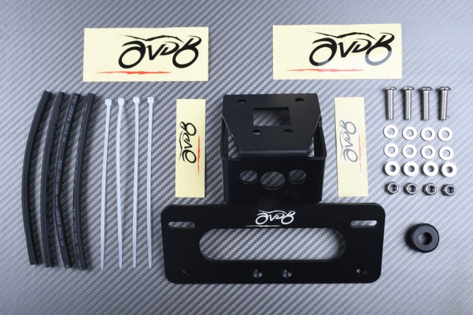 Specific License Plate Holder AVDB KAWASAKI ZX10R / ZX10RR / SE 2016 - 2020 Specific License Plate Holder AVDB KAWASAKI ZX10R / ZX10RR / SE 2016 - 2020
