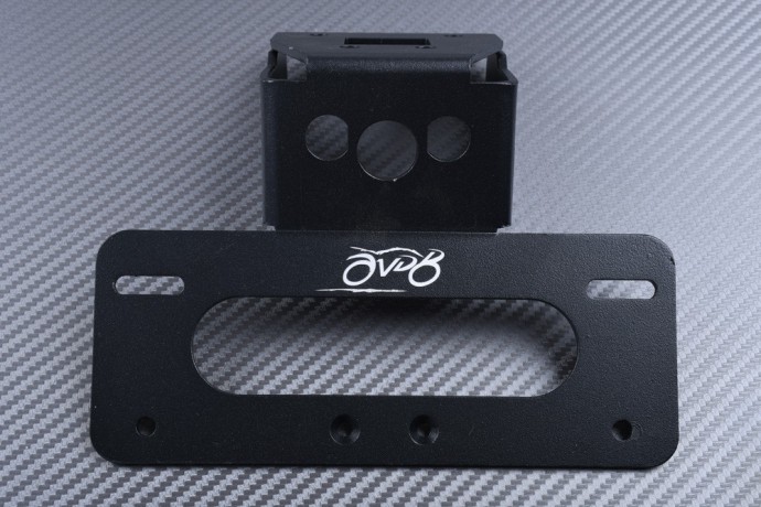 Specific License Plate Holder AVDB KAWASAKI ZX10R / ZX10RR / SE 2016 - 2020 Specific License Plate Holder AVDB KAWASAKI ZX10R / ZX10RR / SE 2016 - 2020