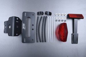 Portamatrícula específico AVDB KAWASAKI KLX 125 / 150 / D TRACKER 2005 - 2021 Portamatrícula específico AVDB KAWASAKI KLX 125 / 150 / D TRACKER 2005 - 2021