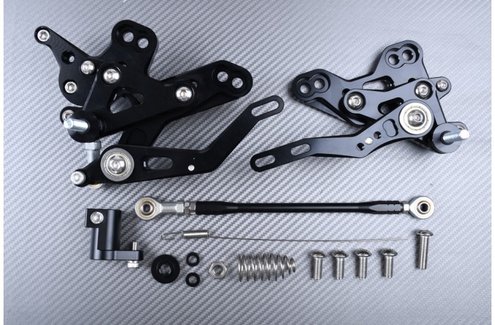 Estriberas Retrasadas AVDB HONDA CB650R / CBR 650 R 2019 - 2024 Estriberas Retrasadas AVDB HONDA CB650R / CBR 650 R 2019 - 2024