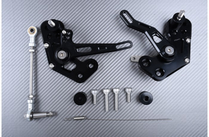Pedane Arretrate AVDB KAWASAKI Z125 PRO 2016 - 2024 Pedane Arretrate AVDB KAWASAKI Z125 PRO 2016 - 2024