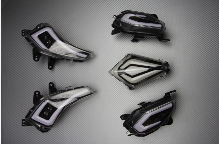 PACK Feu + Clignotants Avant - Arrière Double Fonction YAMAHA TMAX 530 2012 - 2016