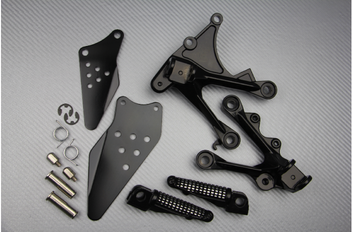 Platines repose pieds Avant KAWASAKI ZX6R / 636 2005 - 2008