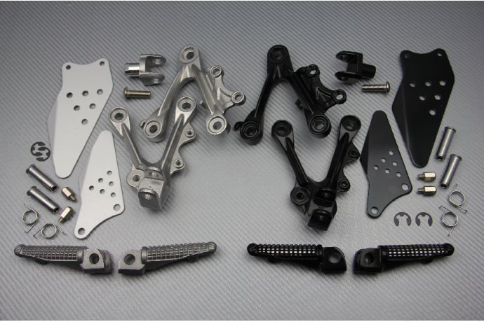 Platines repose pieds Avant KAWASAKI ZX6R 636 2009 - 2021