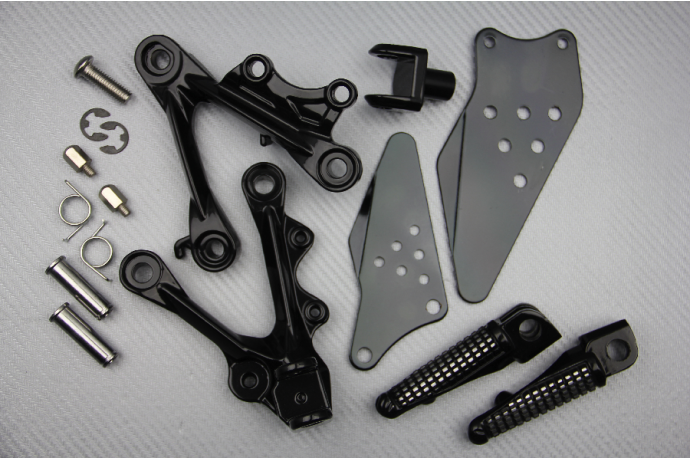 Pareja de estriberas reposapiés delanteras KAWASAKI ZX6R / 636 2009 - 2023 Pareja de estriberas reposapiés delanteras KAWASAKI ZX6R / 636 2009 - 2023