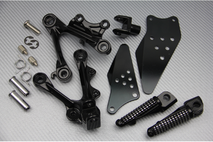 Pareja de estriberas reposapiés delanteras KAWASAKI ZX6R / 636 2009 - 2023 Pareja de estriberas reposapiés delanteras KAWASAKI ZX6R / 636 2009 - 2023