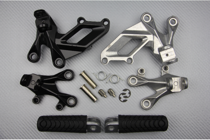 Pareja de estriberas reposapiés delanteras KAWASAKI ZZR 1400 2006 - 2021