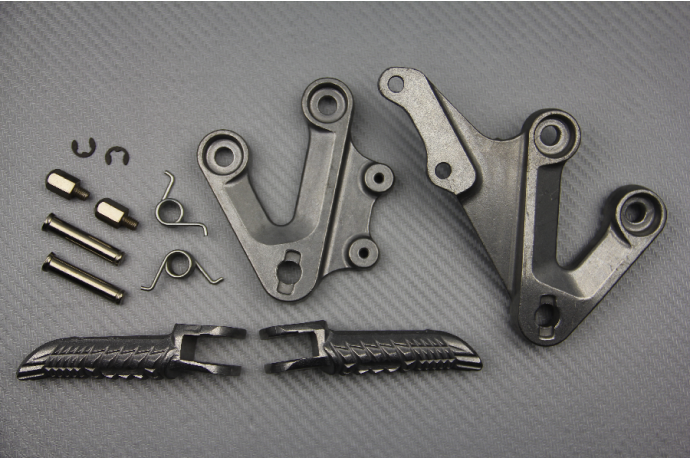 Pareja de estriberas reposapiés delanteras Suzuki GSXR 1000 2003 - 2004 Pareja de estriberas reposapiés delanteras Suzuki GSXR 1000 2003 - 2004