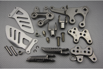 Pareja de estriberas reposapiés delanteras Suzuki GSXR 1000 2005 - 2008