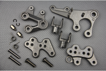Pareja de estriberas reposapiés delanteras Suzuki GSXR 1000 2005 - 2008