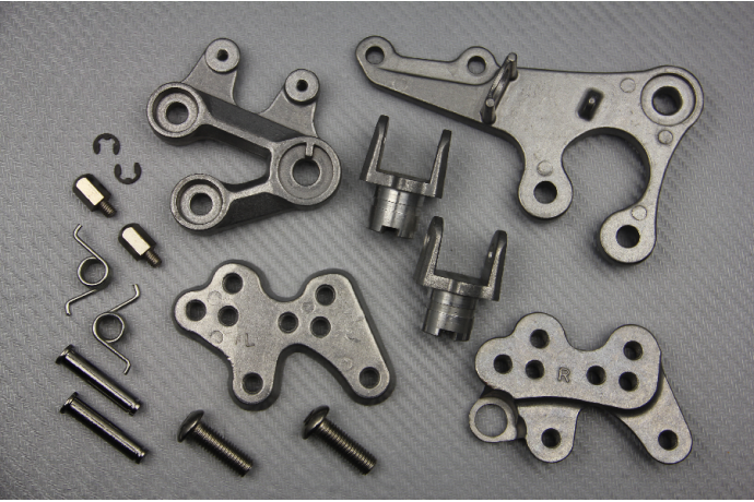 Platines repose pieds Avant Suzuki GSXR 1000 2005 - 2008 Platines repose pieds Avant Suzuki GSXR 1000 2005 - 2008