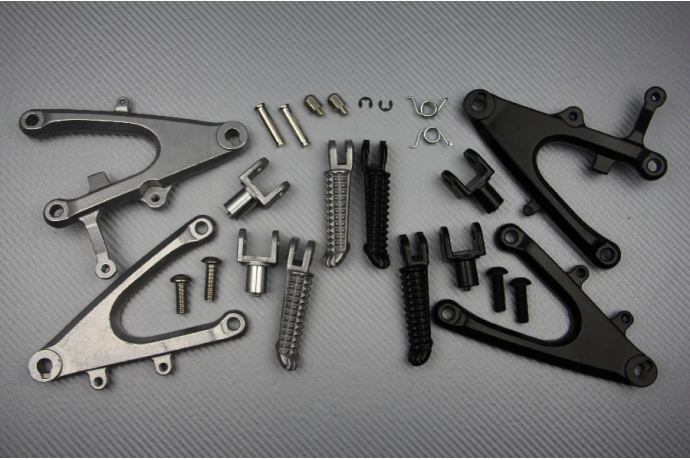 Pareja de estriberas reposapiés delanteras YAMAHA YZF R1 2004 - 2006